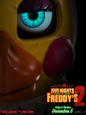 2025 Five Nights At Freddy's 2 Movie Poster 11X17 Freddy Fazbear's Pizzeria  
