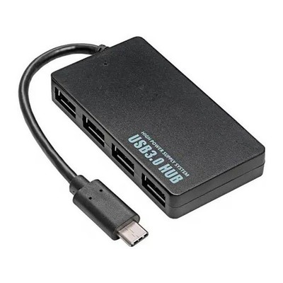 Akyga Ak-Ad-52 USB Hub Combo Multi-Port Splitter Plastic Black Compact