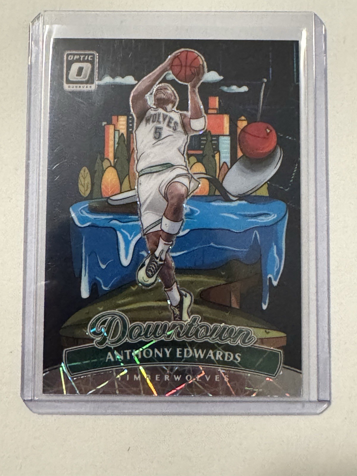 anthony edwards Panini optic Downtown 2024-2025