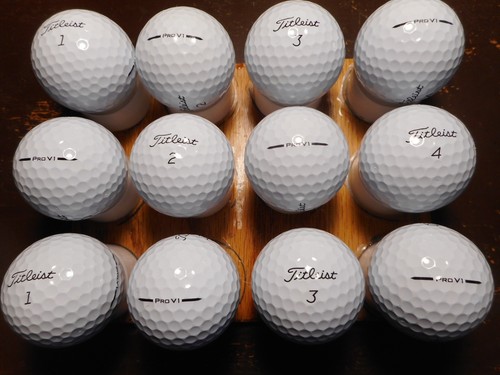 12 Titleist 2025 Pro V1 Mint AAAAA No Logos No Pen Marks Used Golf Balls