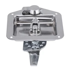 Tool Box Latch, Stainless Steel T-Handle Latches Tool Box Locks with Keys and...