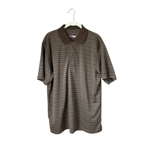 Grand Slam Striped Golf Performance Polo: Y2K, Modern