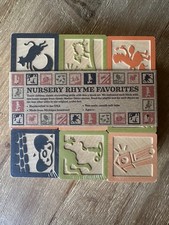 Uncle Goose Nursery Rhyme Favorites Blocks 9 piece set
