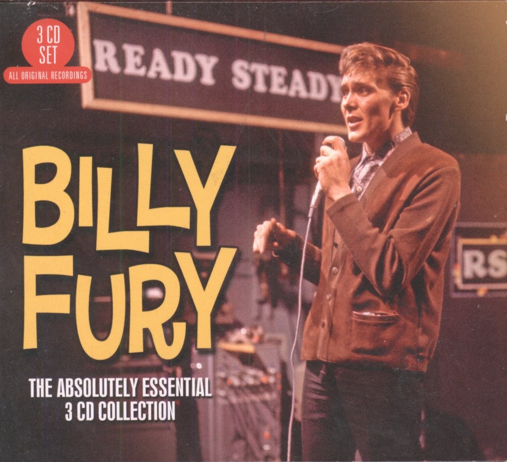Billy Fury Absolutely Essential CD set Europe Big3 2016 3 X CD in tri-fold