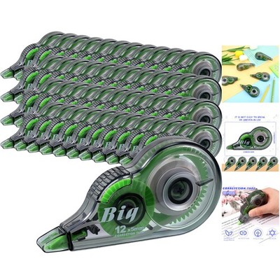 48-Pack Assorted Correction Tapes: Easy Applicator for Journal & Scrapbook