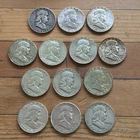 Silver Franklin Half Dollar Lot of 13 🇺🇸
