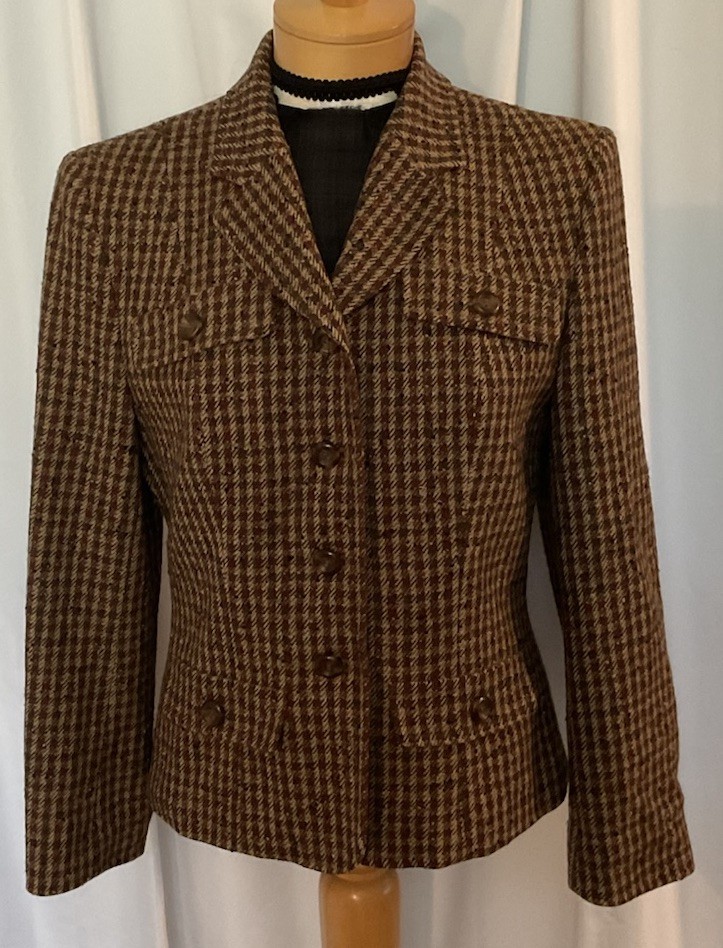 Pendleton Knockabouts Houndstooth Blazer Vintage … - image 1