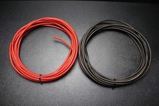 10 GAUGE AWG WIRE 10 FT RED 10FT BLACK CABLE STRANDED PRIMARY BATTERY POWER IB10
