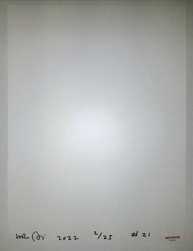 URS FISCHER SIGNED ED. 25 ART PRINT 18x24" FINE 2022 CONTEMPORARY CAT BEAR EAR - Picture 7 of 12