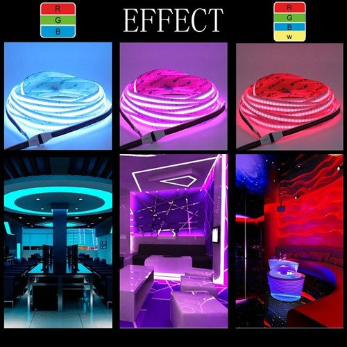 COB LED Strip CCT/RGB/RGBW 840LEDs/m FCOB Soft Flexible Tape LED Lighting 5m 24V - Picture 10 of 21