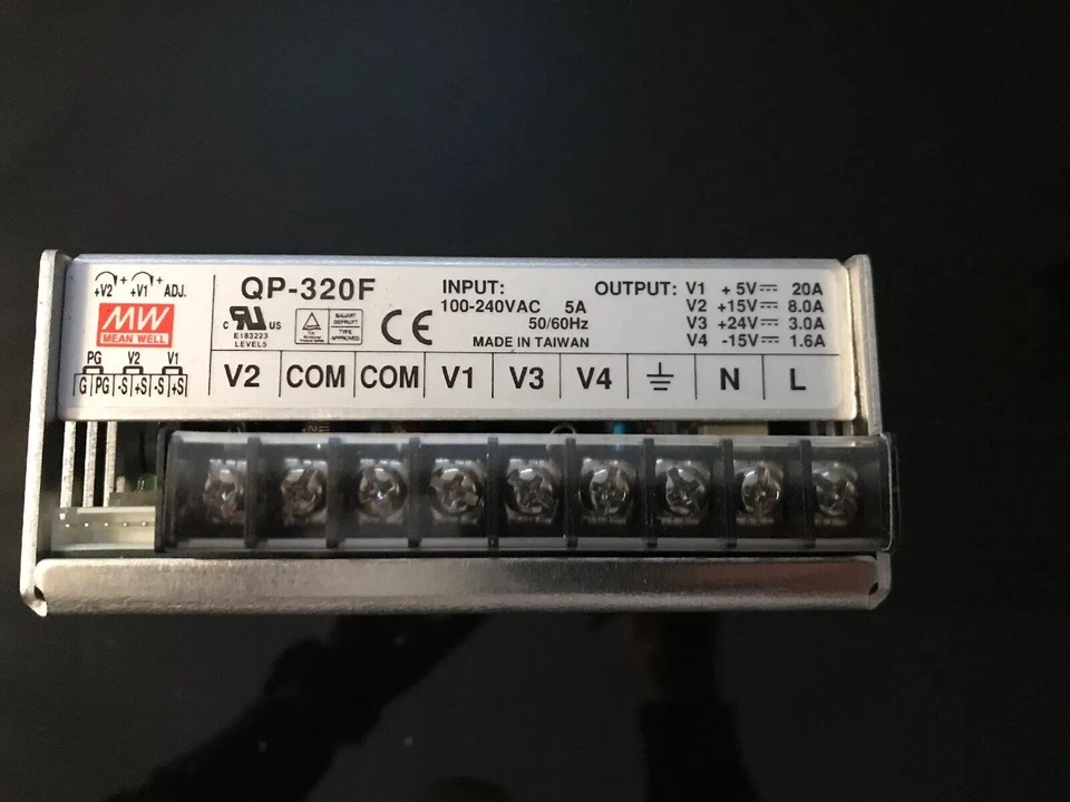 Mean Well 316W Quad Output Embedded Switch Mode Power Supply 1.6A, 3A, 8A, 20A - Image 2 of 2