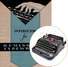 Remington 5 Portable Typewriter Instruction Manual User Repro Streamliner Vtg