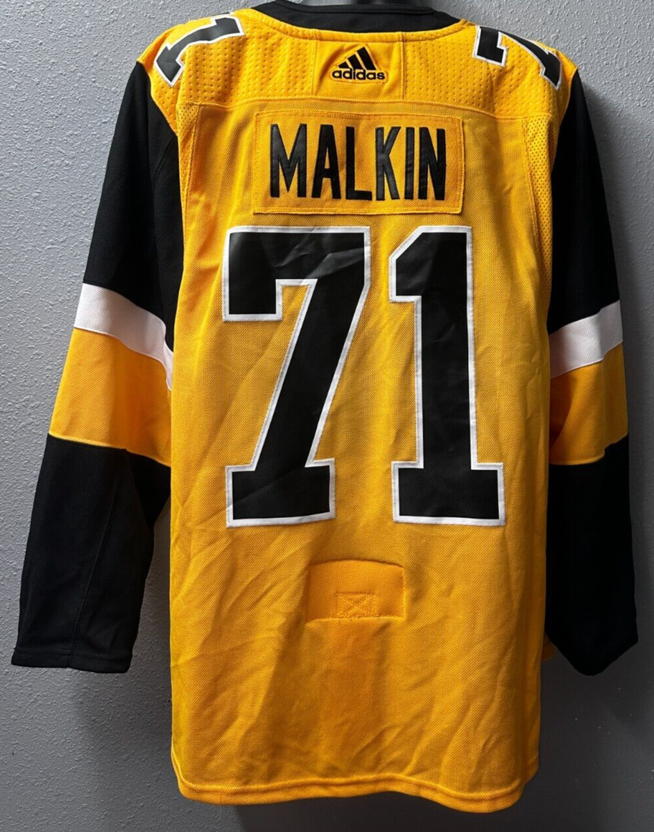 NHL Pittsburgh Penguins #71 Evgeni Malkin Adidas Hockey Jersey Men's Sz: 54  Used