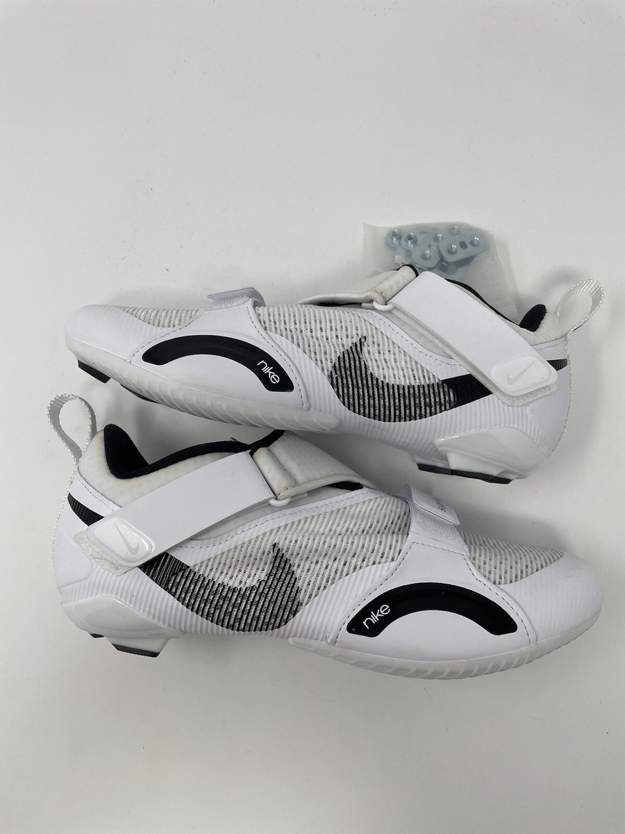 Nike Men\'s SuperRep Cycle‎ Cycling Shoes in White/black - Size 6.5 Size 6.5 - Nike SuperRep Cycle White Black for sale online  main image 2