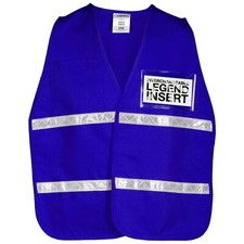 ML Kishigo MLK-3704 Incident Command Safety Vest ROYAL BLUE NIMS Reflective NEW
