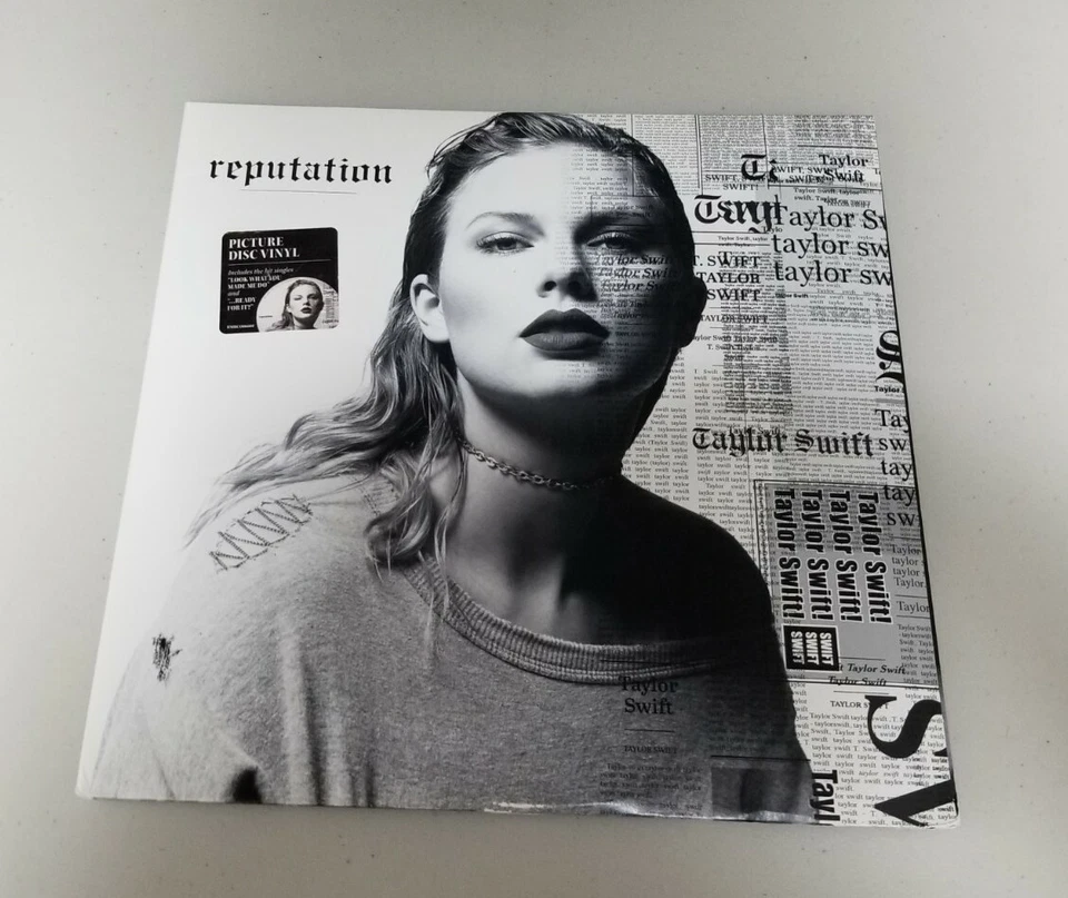 Taylor Swift Reputation Picture Disc 2XLP Vinyl Record Album - Image 2 of 4