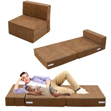 Sofá cama plegable MOPHOTO sofá cama sofá cama plegable colchón 63x25,6x6 pulgadas