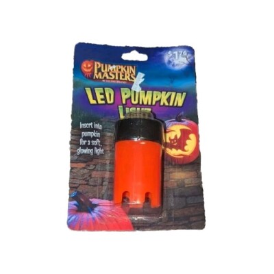 Pumpkin Masters LED Light Halloween Safer than Candles NEW MIP