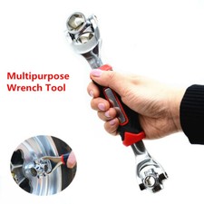 Car Multipurpose Bolt Wrench Degree Rotation Adjustable Spanner Socket Hand Tool
