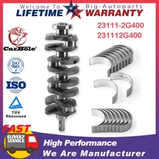 G4KH 2.0T Engine Crankshaft+Main & Rod Bearing Kit For Hyundai Sonata Kia Optima