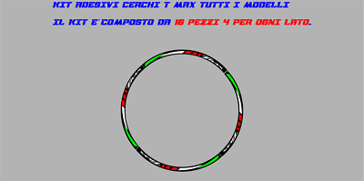 Strisce Adesive Per Cerchi Ruote Moto Compatibili Con Suzuki GSXS 1000 Gt Fluo - Foto 11