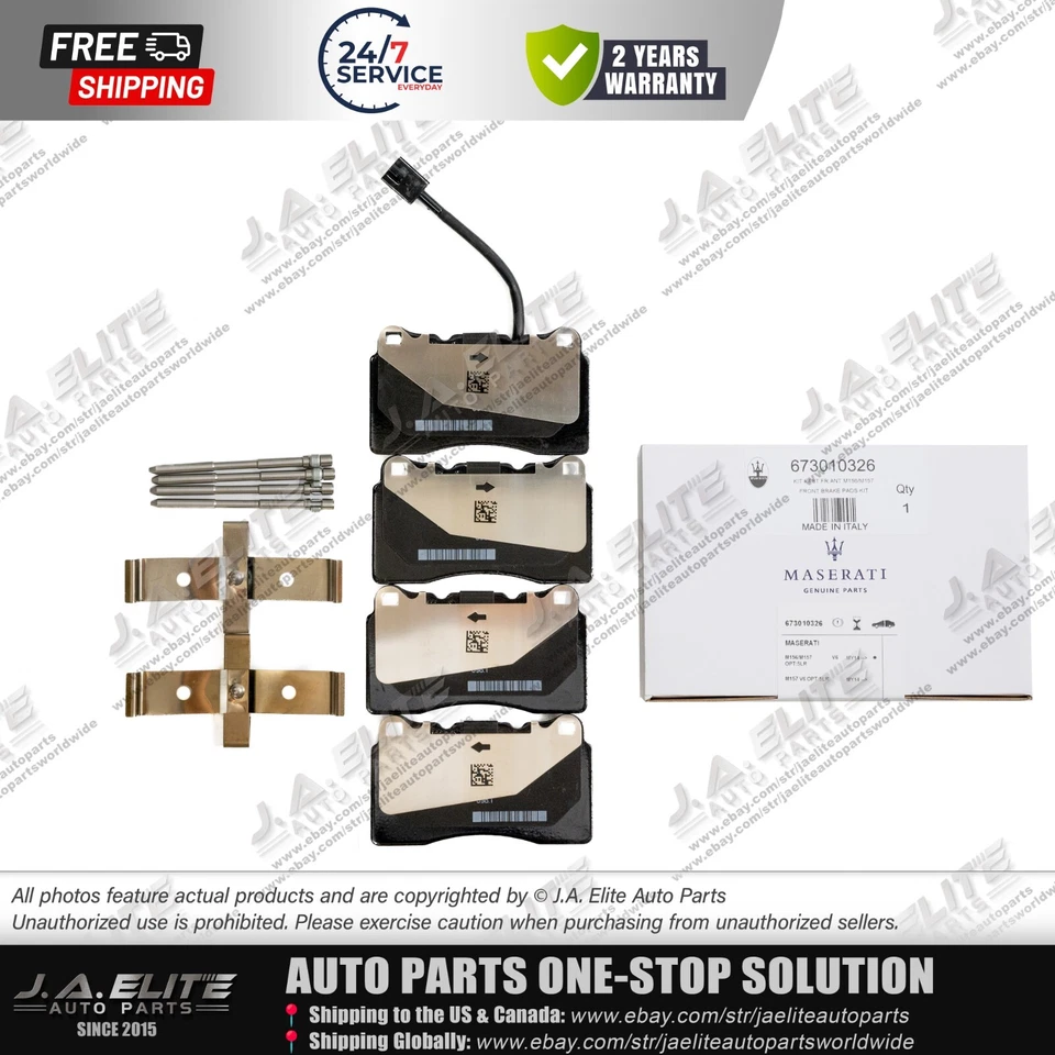 Genuine Front Brake Pads Set for Maserati Ghibli Quattroporte(4 Piston Calipers) - Imagen 4 de 4