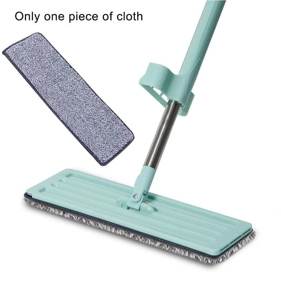 Microfiber Flat Mop Hands Free Squeeze Cleaning Floor Washable Mop' with D5 C2E6 - Image 4 of 4