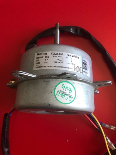DE CONDENSADOR DE AIRE ACONDICIONADO LG WELLING MOTOR YDK36-6-6 VENTILADOR EXTERIOR | eBay