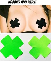 Brustwarzenschoner Aufkleber Gr&uuml;n Sexy Brust Adhesive Nipple Cover Breast Light Green