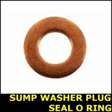 Sump Plug Seal O Ring FOR PEUGEOT 206 2.0 CHOICE2/2 99->ON 2A/C 2E/K Vaico