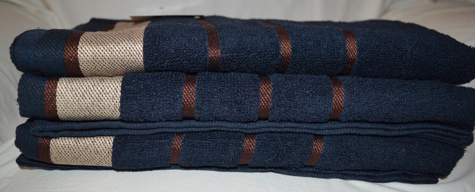 One Stripped Bath Towel 27”x 54” Avail. Ten Different Colors - Image 2 of 4