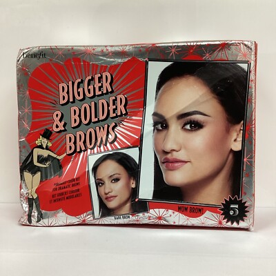 Benefit Cosmetics Bigger & Bolder Brows Kit Color #5 As Pictured Damaged