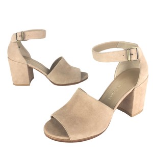 stuart weitzman nude block heel