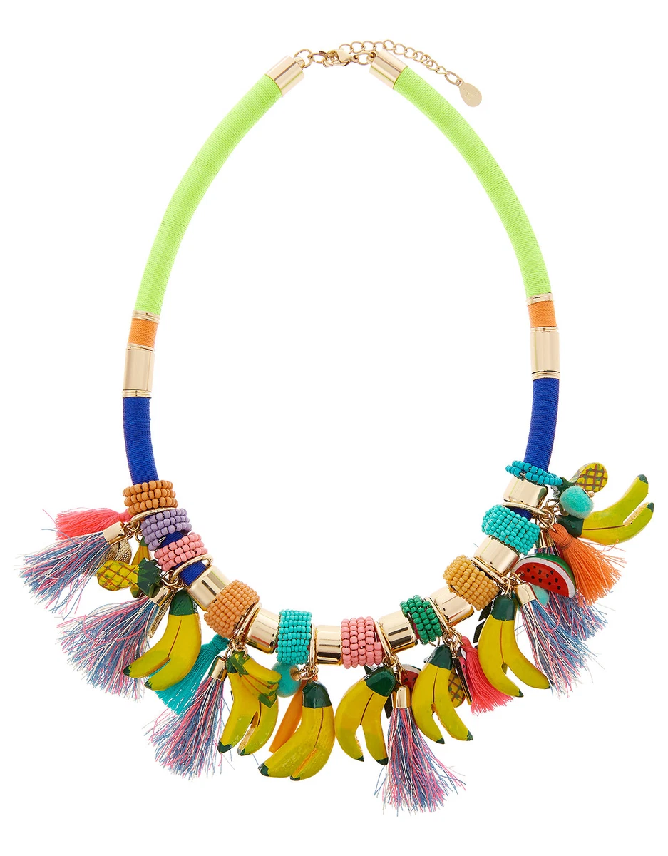 Tropical statement hotsell necklace