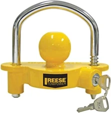 REESE Towpower 72783 Coupler Lock, Adjustable Storage Security, Heavy-Duty Steel