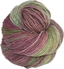 Merino Silk Wool Blend Yarn Single Hand-Dyed - 100 Grams 120 Yards Niger