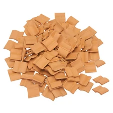 Miniature Roof Tiles Clay Model Roof Tiles for Model Building Red 100PCS 1:16