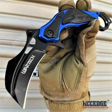 6.75" Karambit Knife Folding Knife 2.5" Blade Emergency Knife Camping Knife
