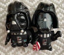 LOT Two 2 Star Wars Darth Vader Plush Stuffed Animal Lucas Films Holiday
