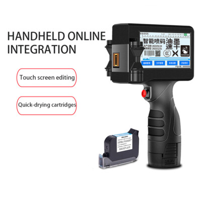 Handheld Inkjet Printer Datum Wörter QR Barcode DIY Machine Tintenstrahldrucker