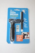 Bike Chain Breaker Tool & Spare Link White Lightning Pro Quality For All Chains