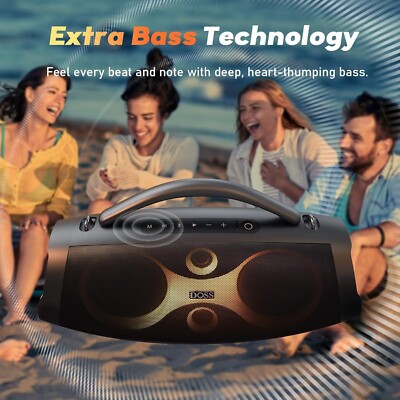 DOSS Extreme Boom Pro D200 Bluetooth Speaker Wireless 120W Loud