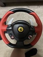 Thrustmaster - Ferrari 458 Spider Racing Wheel for Xbox One - Black/Red/Yellow