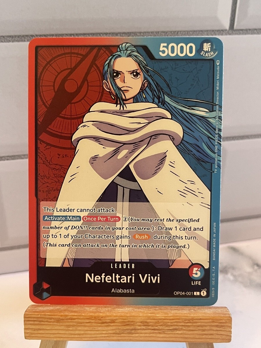 Nefeltari Vivi - OP04-001 - NM - Leader - English OP04 - One Piece