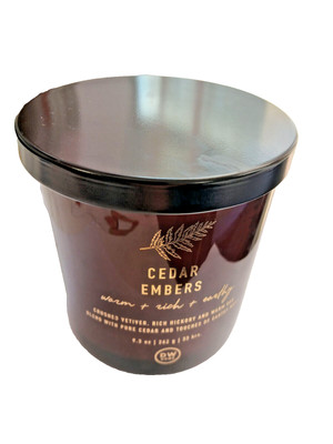DW Home  Cedar Single Wick 9.3 oz 33 HR Richly Scented
