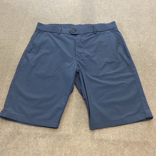 Greyson Golfshorts Herren Größe 33 Montauk Chino blau 10" Schrittlänge Gehen