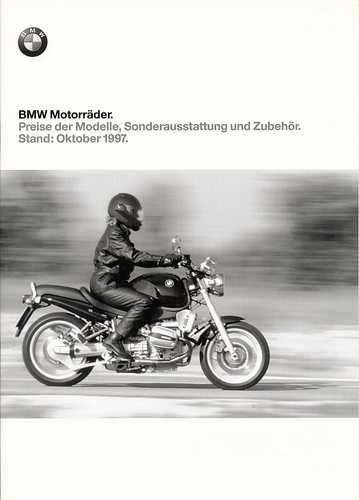 BMW - Motorräder - Preisliste - Deutsch - 10/1997 -    nl-Versandhandel