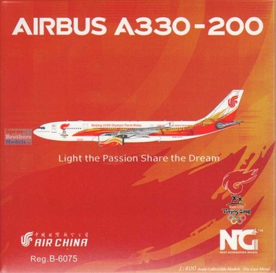 NGM61092 1:400 NG Model Air China Airbus A330-200 Reg #B-6075 'Olympic Games