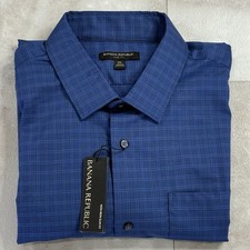 Banana Republic Dress Shirt, SLIM FIT, Non Iron, Men's XXL