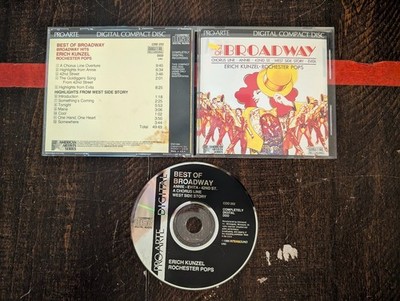 Erich Kunzel Rochester Pops   Best of Broadway CD 1986 DDD Digital Pro-Arte